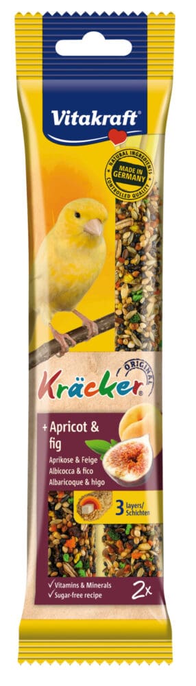Vitakraft Kracker Apricot & Fig Canary 2pcs