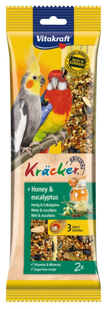 Vitakraft Kracker Honey Australian Cockatiel 2pcs