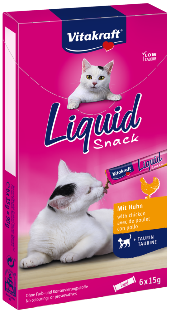 Vitakraft Cat Liquid Snack Chicken & Taurine 90g