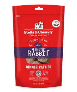  Stella & Chewy's Absolutely Rabbit Freeze-Dried Raw Dinner Patties 14oz