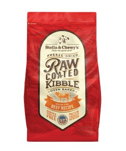 Stella & Chewy’s Grass-Fed Beef Raw Coated Kibble Freeze-Dried Dog Food (2 Sizes)