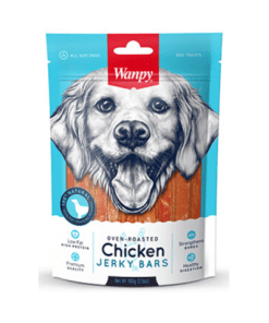 Wanpy Oven-Roasted Chicken Bars Dog Treats 100g