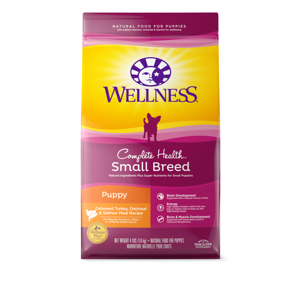 Wellness Complete Health Small Breed Just for Puppy - Turkey, Oatmeal & Salmon 4lb