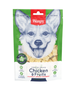 Wanpy Freeze Dried Chicken and Fruits Dog Treats 40g