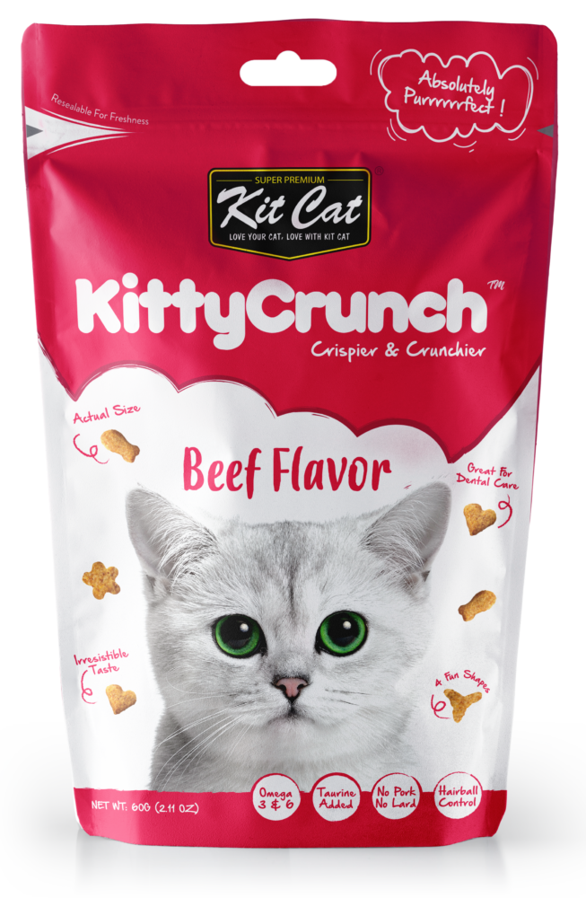 Kit Cat Kitty Crunch Cat Bites (Beef) 60g