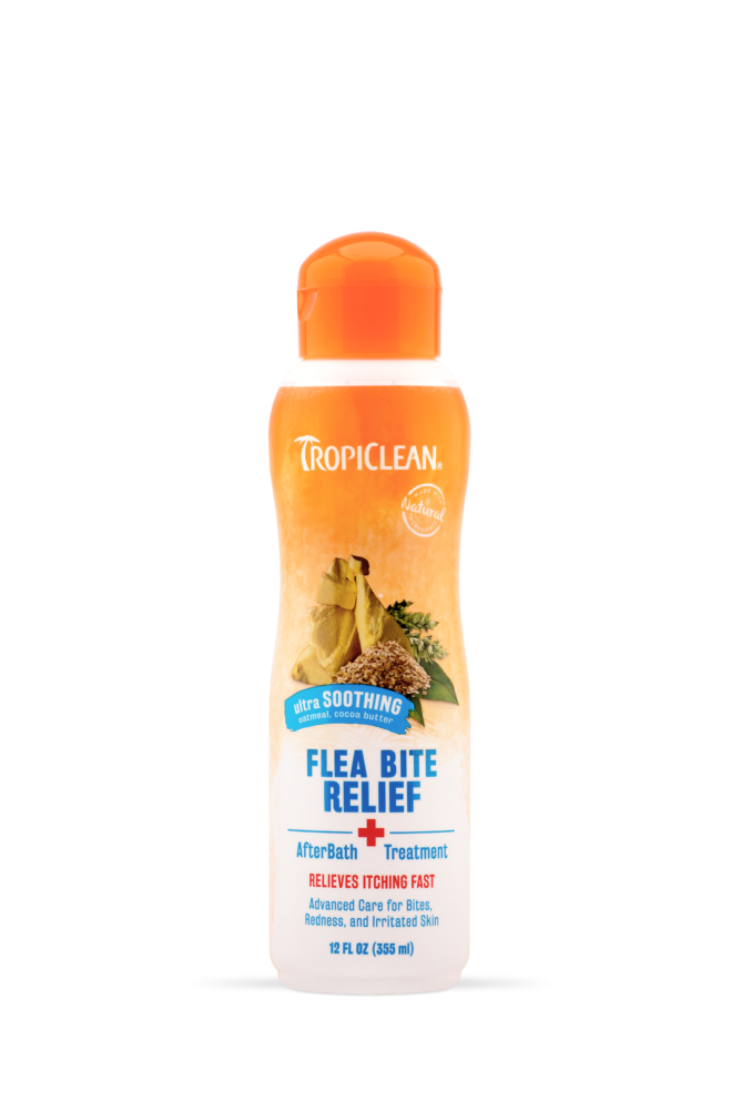 TropiClean Natural Flea & Tick, Bite Relief After Bath Treatment