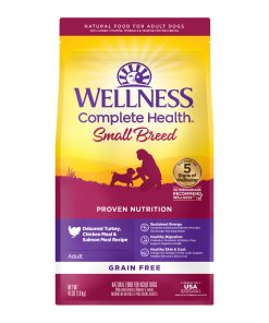 Wellness Complete Health Grain-Free Small Breed- Deboned Turkey, Chicken & Salmon (2 Sizes)