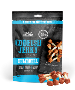 Absolute Holistic Jerky Limited Ingredient Dog Treat - Codfish Dumbbell (100g)