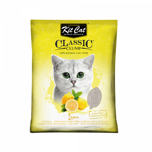 Kitcat Cat Litter 10L/7kg (Lemon)
