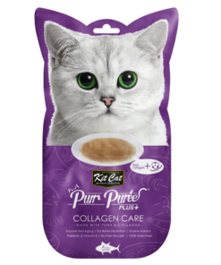 Kit Cat Purr Puree Plus+ Collagen Care 4x15g (Tuna)