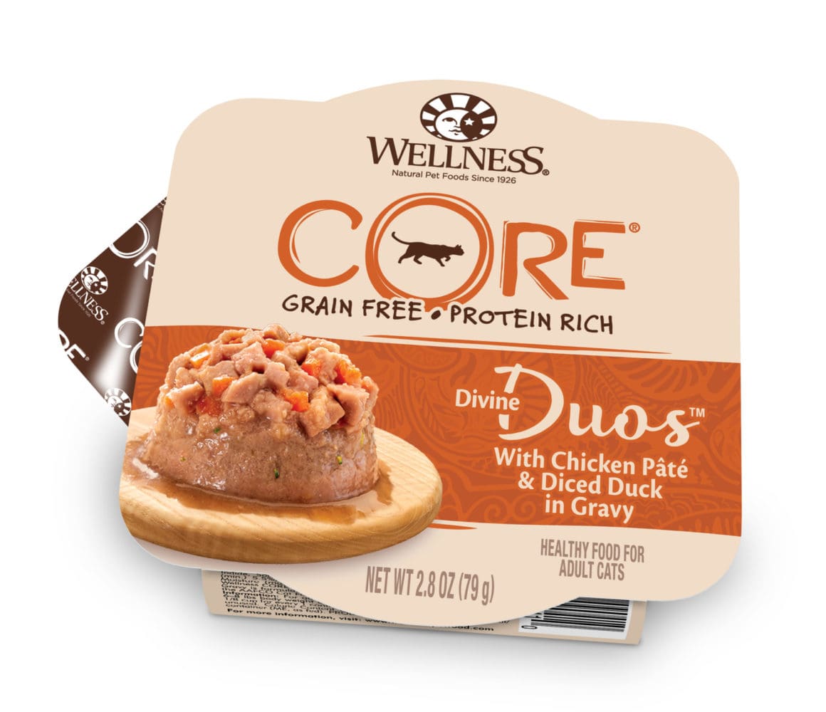 Well Divine Duos with Chicken Pâté & Diced Duck for Cat 2.8oz