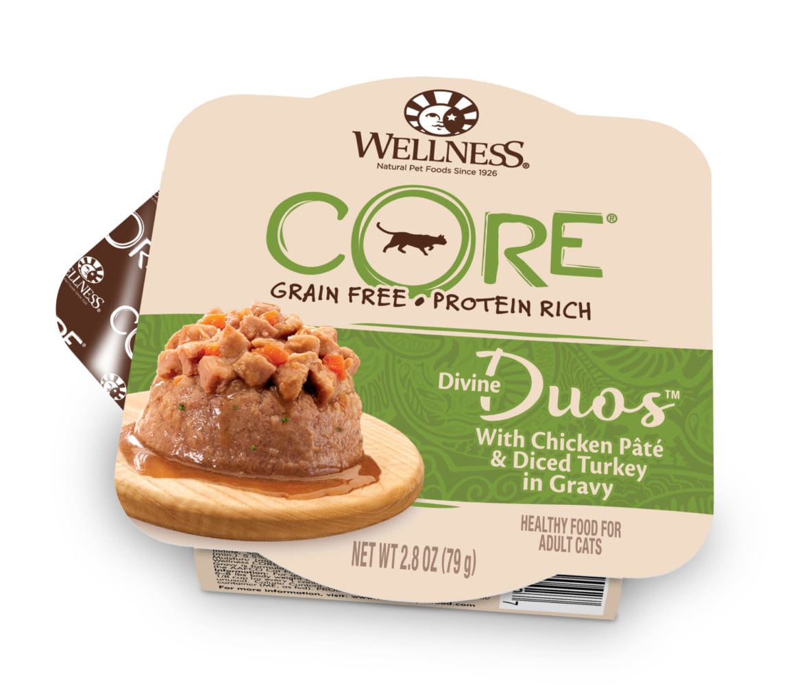 Well Divine Duos with Chicken Pâté & Diced Turkey for Cat 2.8oz