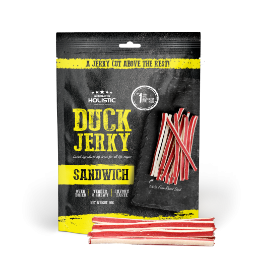 Absolute Holistic Jerky Limited Ingredient Dog Treat - Duck Sandwich (100g)