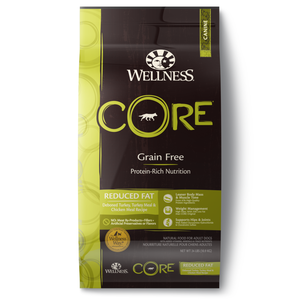 Wellness Core Grain-Free for Dog – Reduced Fat (3 Sizes)