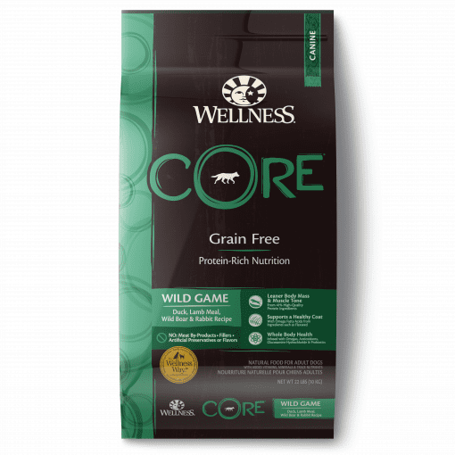Wellness Core Grain-Free for Dog – Wild Game (3 Sizes)