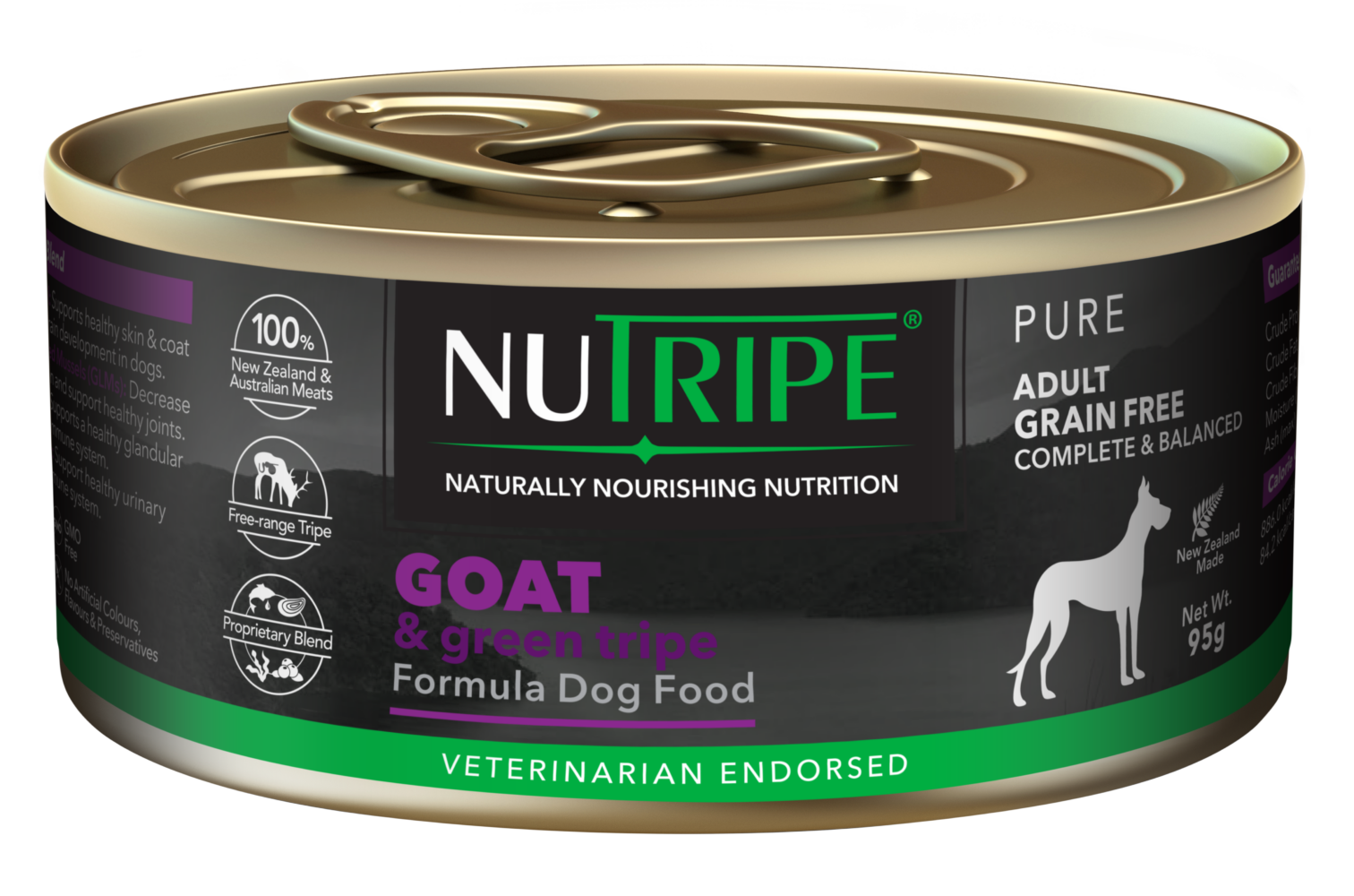 Nutripe Pure Goat & Green Tripe Dog