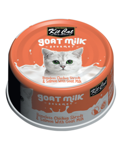 Kit Cat Goat Milk Gourmet Chicken & Salmon 70g