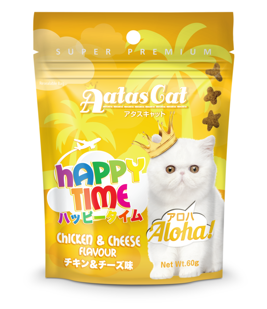 Aatas Cat Happy Time Aloha Chicken & Cheese 60g