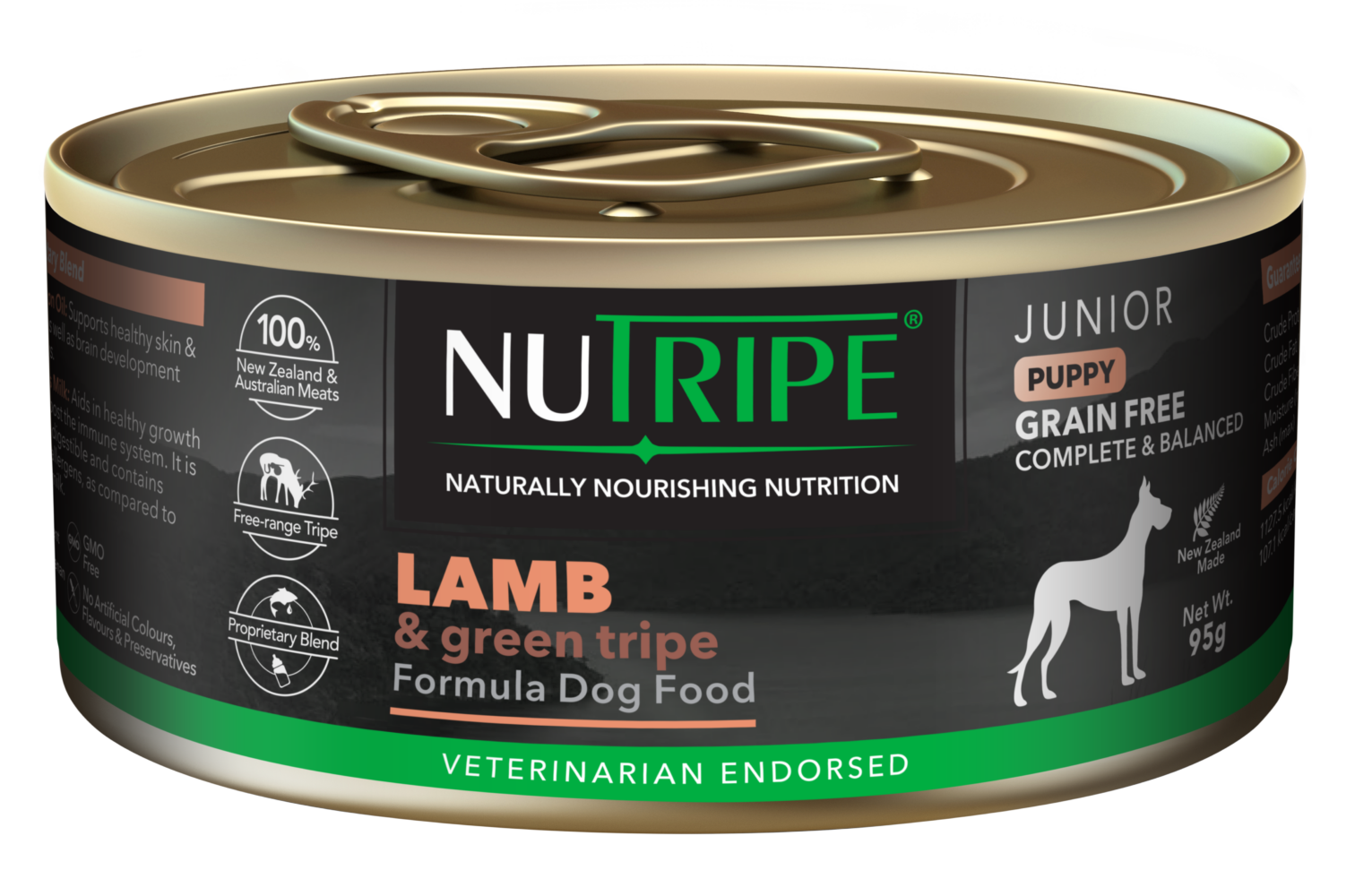 Nutripe Junior Lamb & Green Tripe Dog