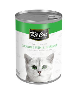 Kit Cat Wild Caught Double Fish & Shrimp 400g