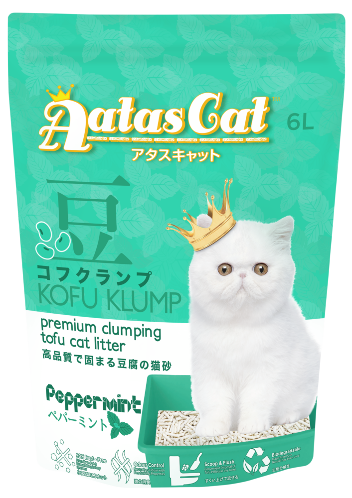 Aatas Cat Kofu Klump Tofu Cat Litter Peppermint 6L