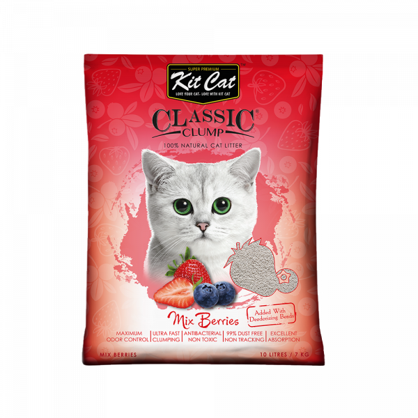 Kitcat Cat Litter 10L/7kg (Mix Berry)