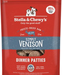  Stella & Chewy's Simply Venison Freeze-Dried Raw Dinner Patties 25oz