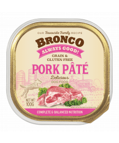 Bronco Pork Pate Tray 100g