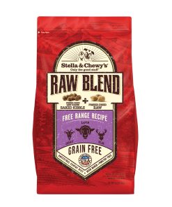 Stella & Chewy’s Free Range Raw Blend Kibble Freeze-Dried Dog Food (2 Sizes)