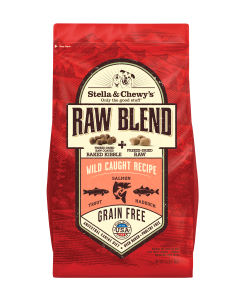 Stella & Chewy’s Wild Caught Raw Blend Kibble Freeze-Dried Dog Food (2 Sizes)