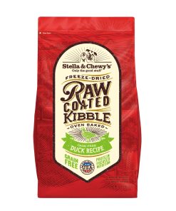 Stella & Chewy’s Cage-Free Duck Raw Coated Kibble Freeze-Dried Dog Food (2 Sizes)