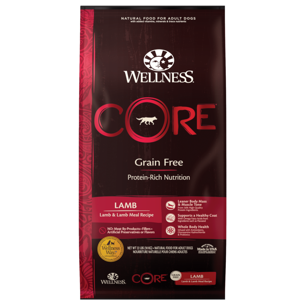 Wellness Core Grain-Free for Dog – Lamb (3 Sizes)
