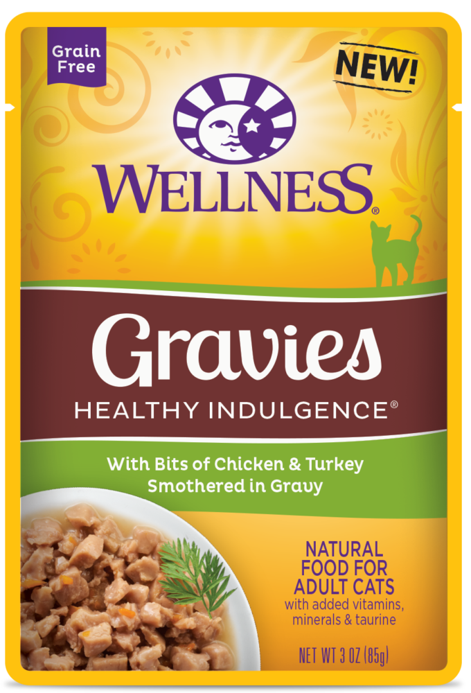 Wellness Cat Indulgence Gravies - Chicken & Turkey 3oz