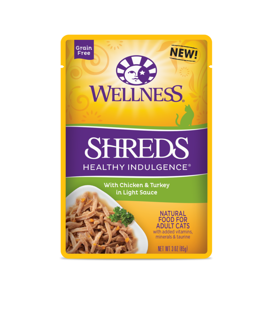 Wellness Cat Indulgence Shreds – Chicken & Turkey 3oz