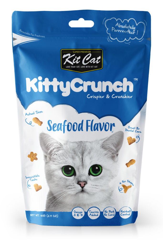Kit Cat Kitty Crunch Cat Bites (Seafood) 60g