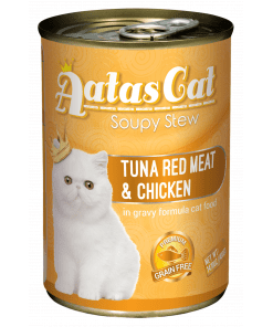 Aatas Cat Soupy Stew Tuna Red Meat w Chicken 400g