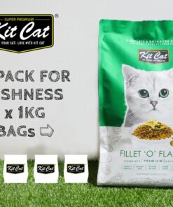Kit Cat Premium Cat Food Fillet 'O' Flakes