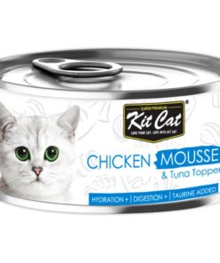 Kit Cat Chicken Mousse & Tuna Toppers 80g