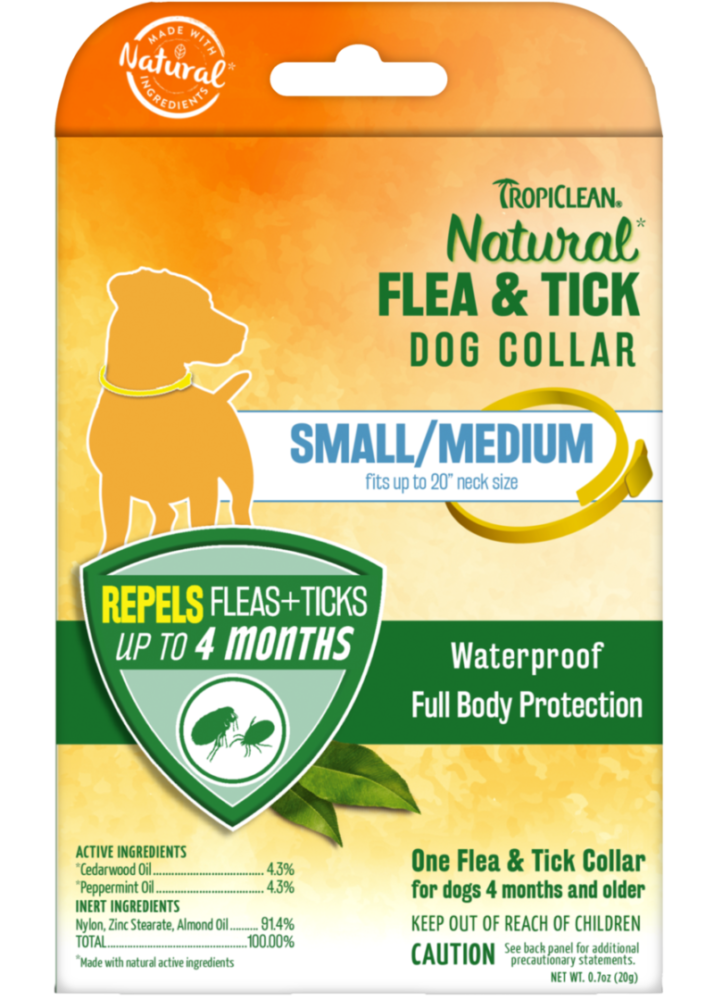 TropiClean Natural Flea & Tick Dog Collar