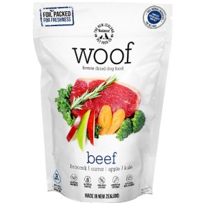 WOOF Freeze Dried Raw Beef Dog Food 280g