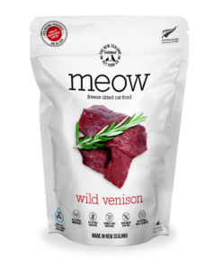MEOW Freeze Dried Raw Wild Venison Cat Food 280g