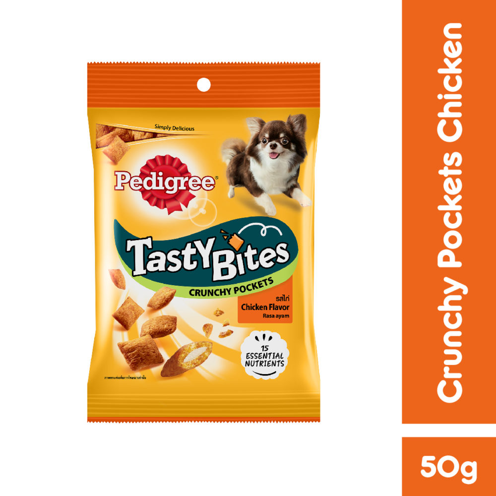Pedigree Dog Treat Dog Snack TastyBites Pockets Chicken 60g