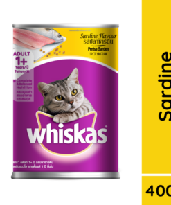 Whiskas Can Cat Food Wet Food Mackerel & Sardine 400g