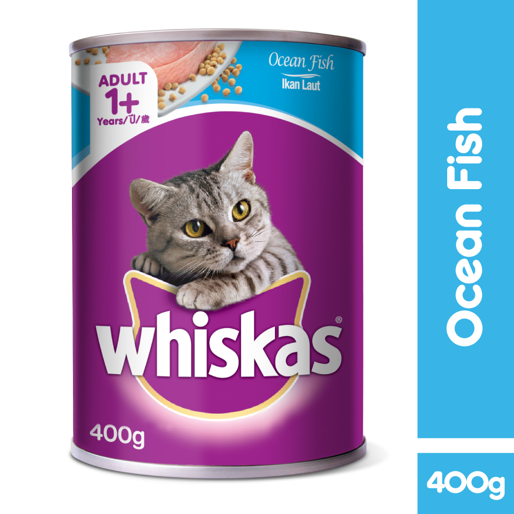 Whiskas Can Cat Food Wet Food Ocean Fish 400g