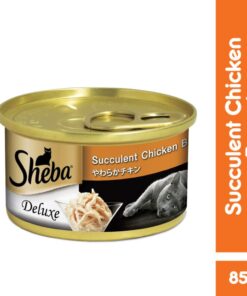 Sheba Can Cat Food Wet Food Succulent Chicken Breast 85g