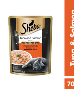 Sheba Pouch Cat Food Wet Food Tuna & Salmon 70g