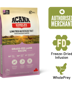 ACANA Singles Grass-Fed Lamb Dry Dog Food (4 Sizes)
