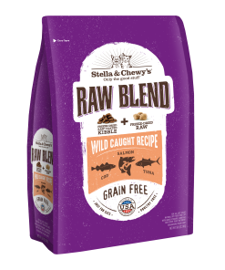 Stella & Chewy's Raw Blend Kibble Wild Caught Recipe Freeze Dried Cat Food 5lb