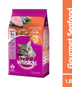 Whiskas Cat Food Dry Food Gourmet Seafood 1.2kg
