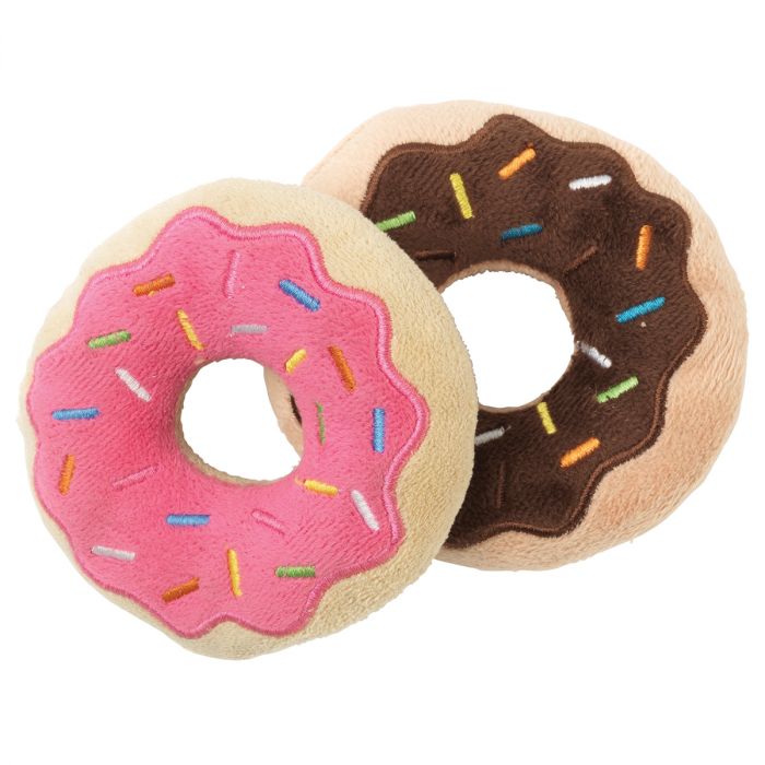 FuzzYard Donuts ( 2 Per Pack ) - Dog Toy